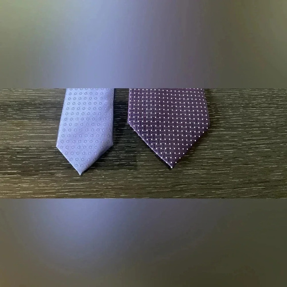 Men’s tie set of 2 purple. NWOT - Picture 7 of 13
